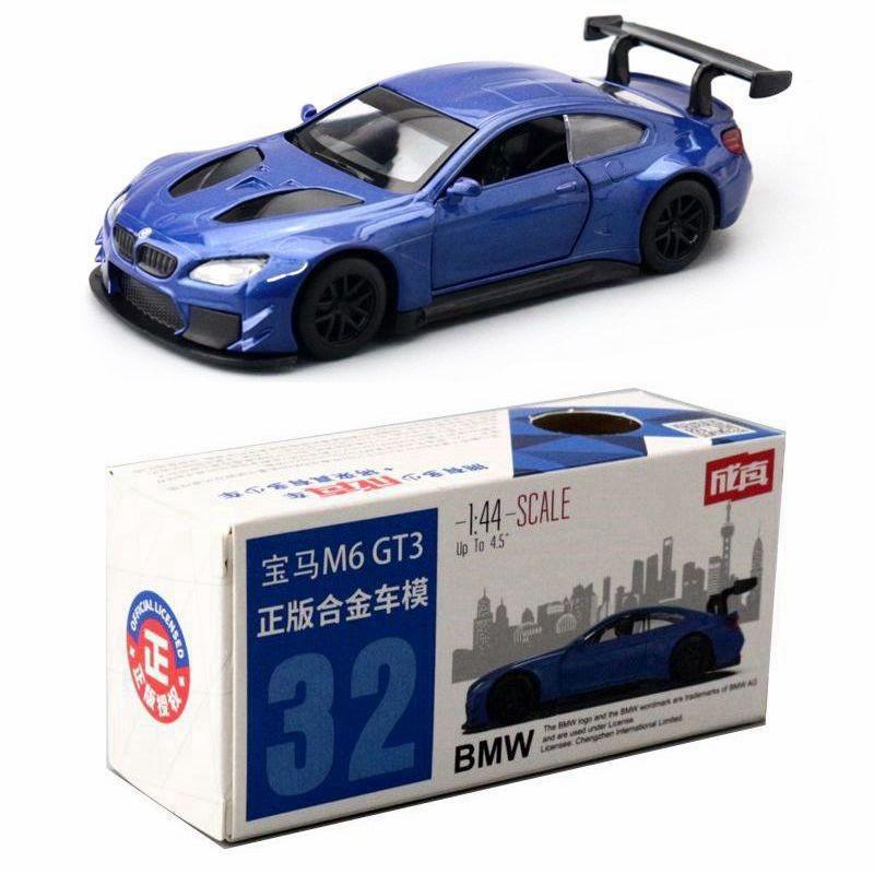 M6 Gt3 144 Scale Alloy Car Model Toy With Doors For Kids Decoration Gift
