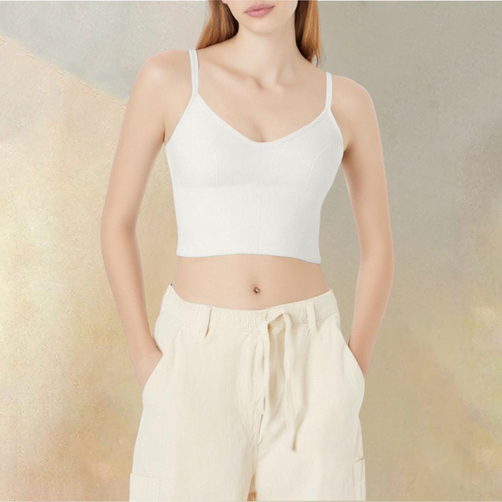 Women's Sleeveless Pleated Vest Shirt Top
