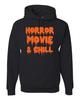 Horror Movie & Chill Orange Halloween Unisex Graphic Hooded Sweatshirt