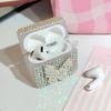 Plastic Glitter Diamond Butterfly Cute Kitty Case for for 1 2 3 4 Pro 2 Shockproof Dirt-Resistant Wireless Earphone