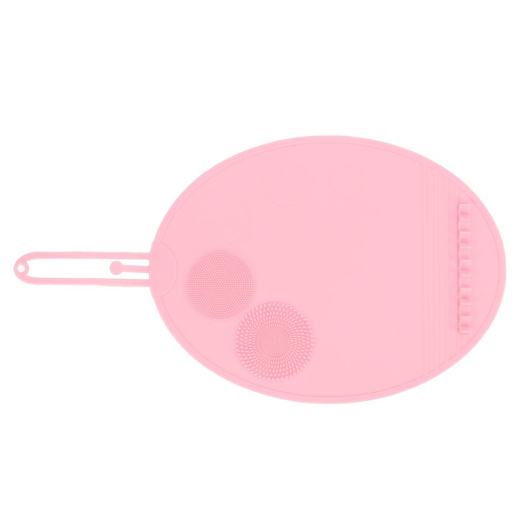 Silicone Makeup Brush Cleaning Mat Multi Textures Large Size Portable Washing Tool Scrubber Cosmetic