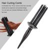1/2 Pcs Pente de ondulação Escova de volume de ar Plástico Previne danos ao cabelo Cabo antiderrapante DIY Estilo de cabelo Cacheado Ferramenta de modelador de cabelo Pente de rolo de ondulação