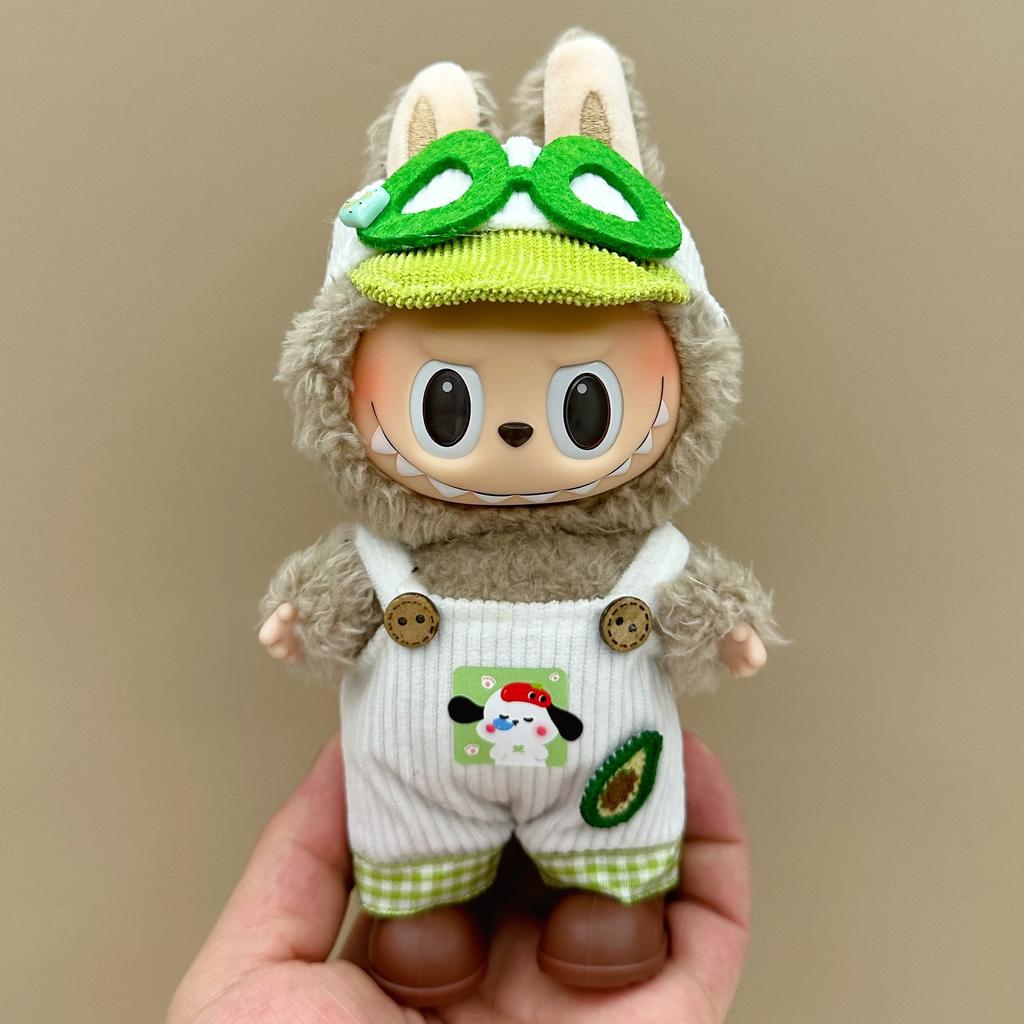 Doll Clothes For 15-17CM I II III Labubu Outfits Mini Plush Cotton Idol Doll Clothing Sitting Party Accessories Gifts