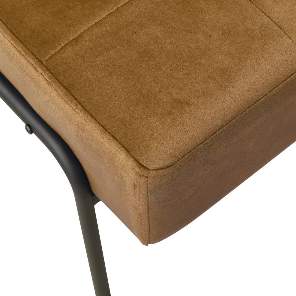 Relax Chair 65 x 79 x 87 cm Brown Velvet