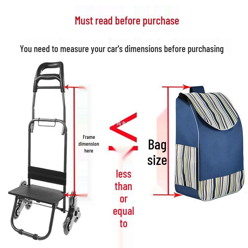 Extra Large Waterproof Oxford Shopping Cart Bag