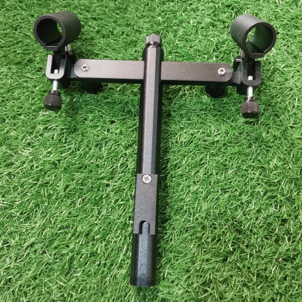 Adjustable Double Rod Holder: Multifunctional Fishing Bracket with Double Heads