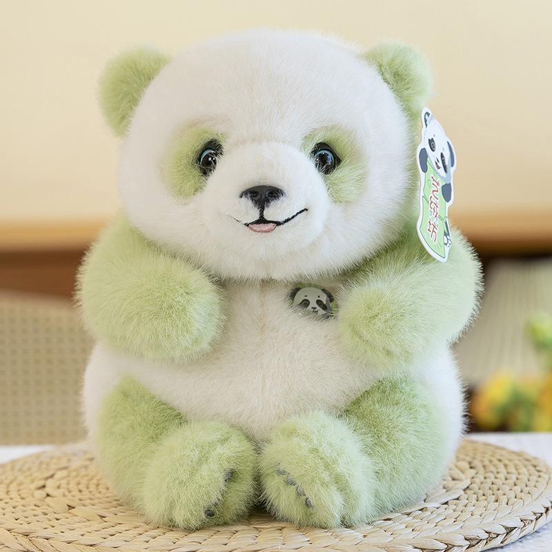 The Same Giant Panda Huahua Qizai Doll Plush Toy Simulation Doll Grab Machine Doll Birthday Gift