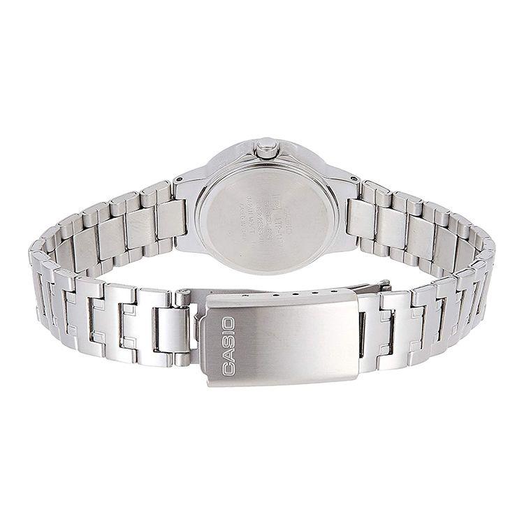 Casio Standard Series Fashion Business Retro Versatile Classic Pointer Quartz Movement Stainless Steel Band Women Watches Black LTP-1177A-1ADF