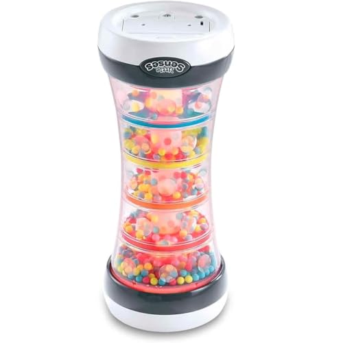 Early Learning Center Light-Up Rainmaker Shake and Roll Fun Shaker Rattle Educational Toy Baby Toy Baby Shower Gift 148934 Authentic