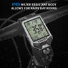LIXADA Wireless Bike Computer Speed Meter with Heart Rate Sensor Backlight Display Multifunction Waterproof Cycling Speedometer