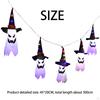 Hanging Lighted Glowing Ghost Garden Lawn Window Porch Halloween Decorations