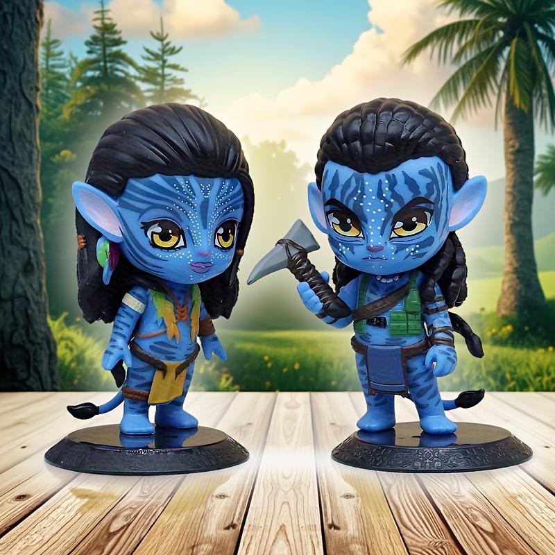Professional Fishing Spot Avatar 2 Neytiri & Jake Sully Pvc Figure Model Small Statues Collectibles Desktop Decorations Doll Models Decorations