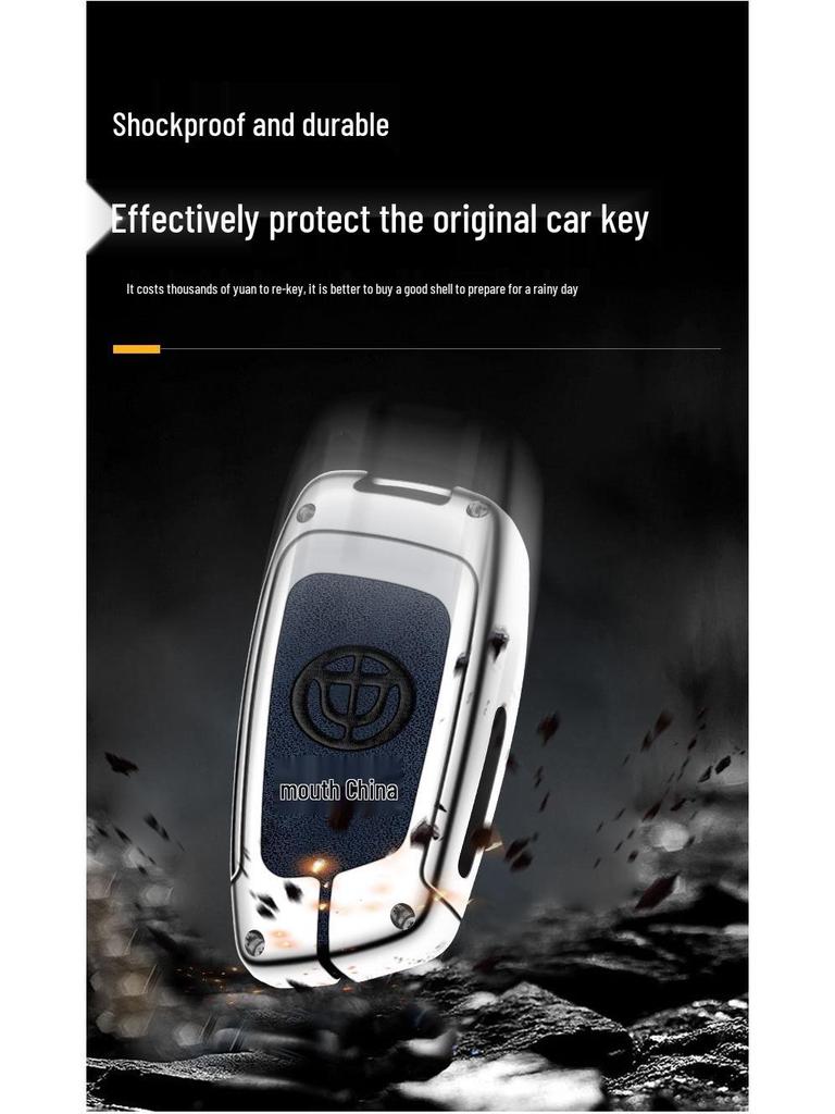 Zhonghua Key Shell Cover with Multifunctional Car Keychain and Storage