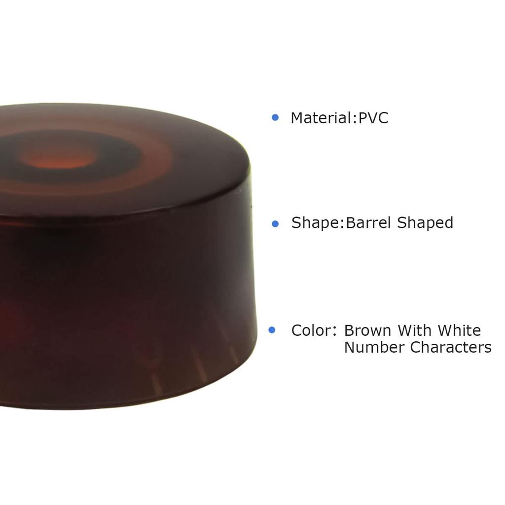 FLEOR Amber Guitar Knobs Top Hat Volume Tone Speed Control Knobs for Epiphone Les Paul Style Electric Guitar Parts 4pcs -