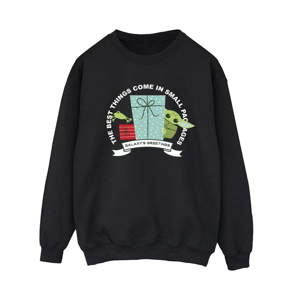 STAR WARS Damen/Damen The Mandalorian Grüße aus der Galaxis Sweatshirt