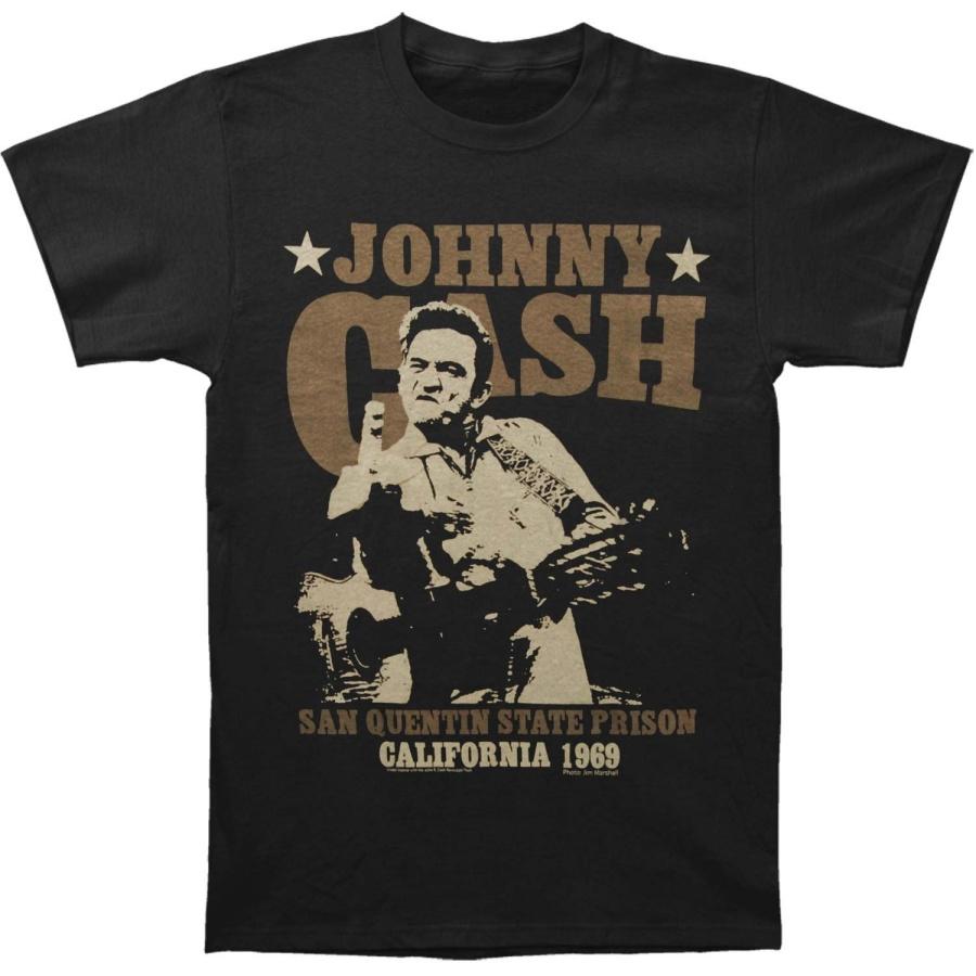 Johnny Cash San Quentin Stars T-Shirt Size XXLBlack XXXXXL разноцветный
