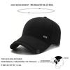 Baseball Label Buckle Silver Square Neutral Gender Women  Men For Caps Adjustable Casual Hats Spring And Autumn Outdoor Sunscreen Hat