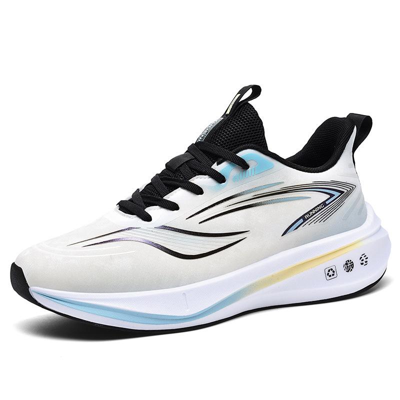 Autumn and winter new leather velvet sports casual shoes men's fashion versatile thick-soled non-slip and wear-resistant student running shoes
