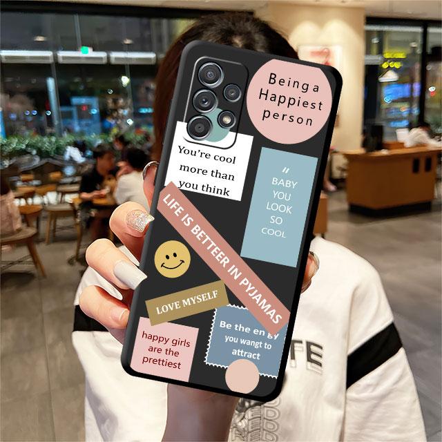 

Ретро штрих-код этикетка TPU мягкий чехол Funda для Samsung Galaxy A72 A21s A22 A51 4G A71 A13 A11 A32 A52 5G A12 силиконовый роскошный Samsung A73 5G