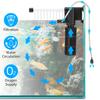 3 In 1 Silent Aeration Water Purifier Internal Pump Submersible Aquarium Filter Oxygen Submersible Water Purifier