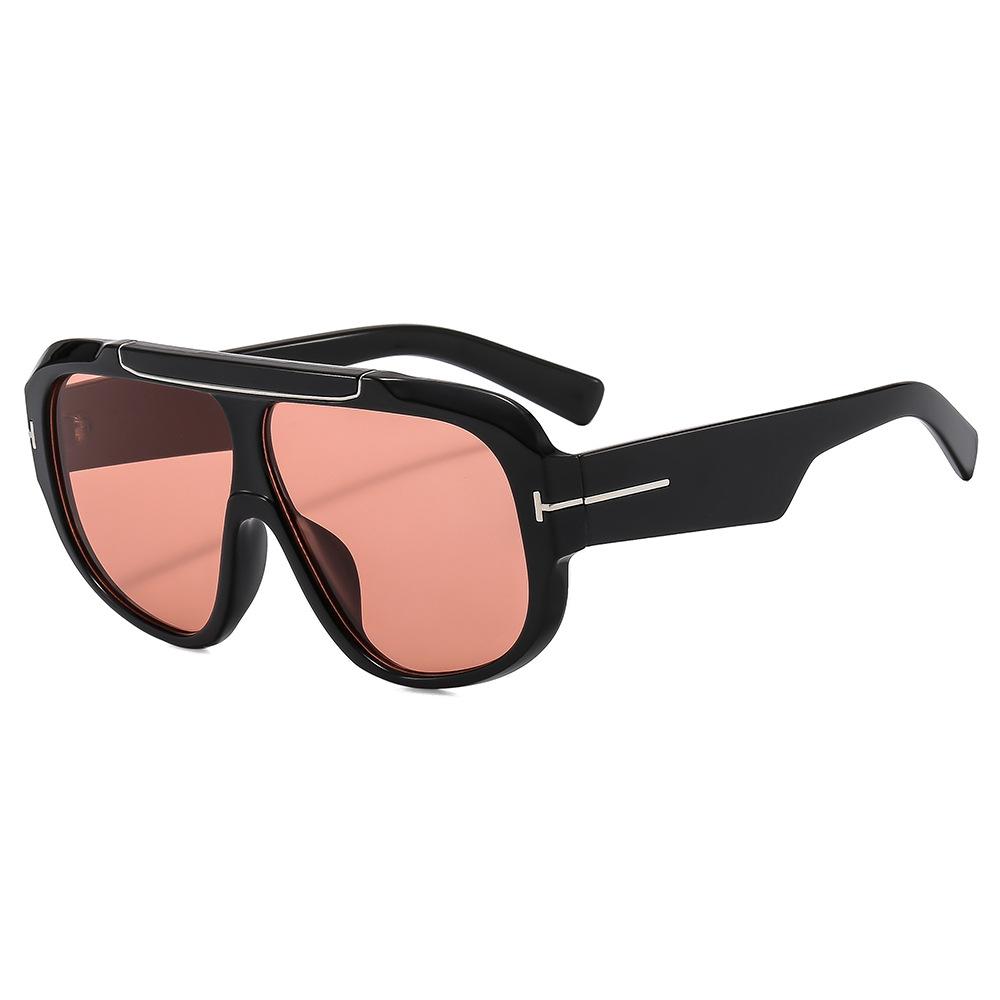 New Vintage Big Frame Eyeglasses Trend Oversized Pilot Sunglasses Women Men Luxury Designer Glasses Punk Driving Shade Uv400