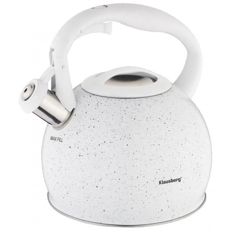 WHISTLING KETTLE 3L KLAUSBERG KB-7265 MARBLE