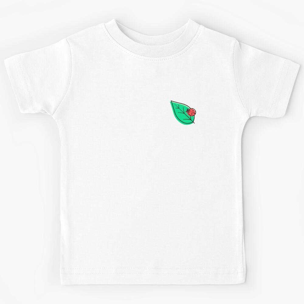 Ladybug on Leaf Kids T-Shirt 170