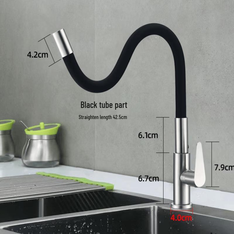 

TLXT Stainless Steel Flexible Kitchen Faucet