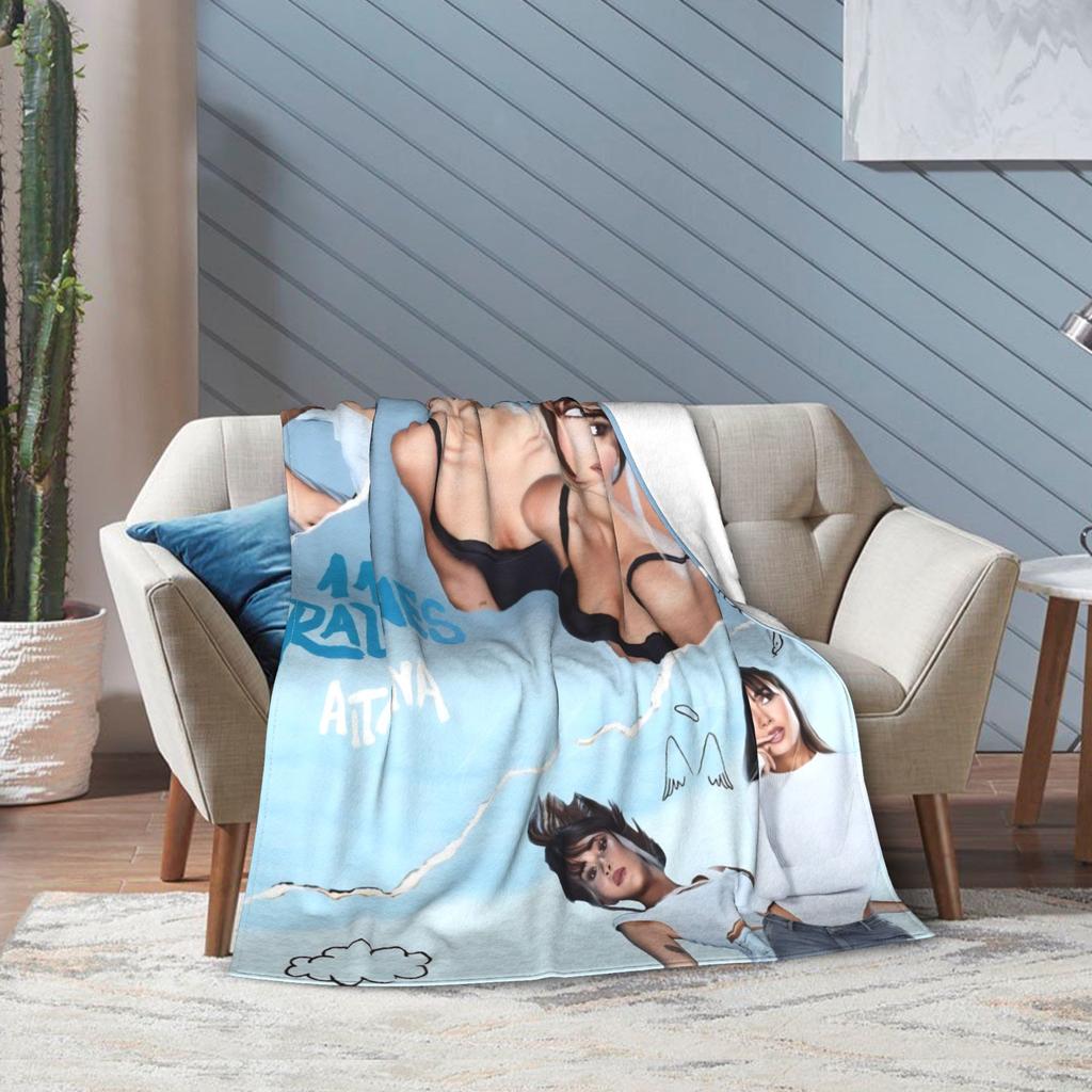 Aitanaed Singer Alpha Album Blanket Warm Cozy Fluffy  Throw Blankets for Bed 50x60 Inch Multiple Sizes Bedding Throws