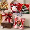 Christmas Cushion Cover Merry Christmas Decorations for Home 2025 Navidad Natal Xmas Ornament Sofa Pillowcase New Year Gift 2026