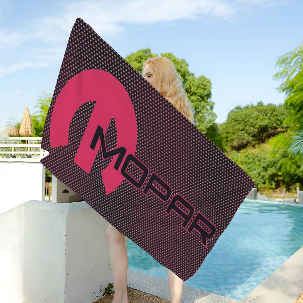 M-Mopar Anime Young Microfiber Blanket Quick Drying Beach Towels Oversized Printing Super Absorbent Pool Towel Blanket