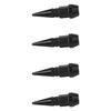 4Pcs Aluminum Alloy Spike Wheel Tire Valve Stem Car Truck   Dust   Covers Blue