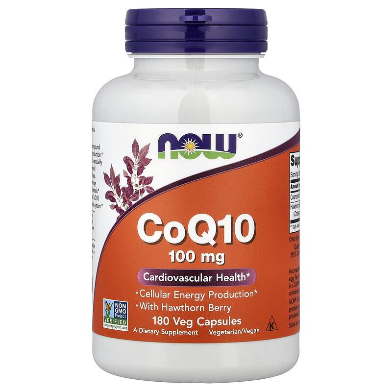 CoQ10 With Hawthorn Berry, 180 Veg Capsules