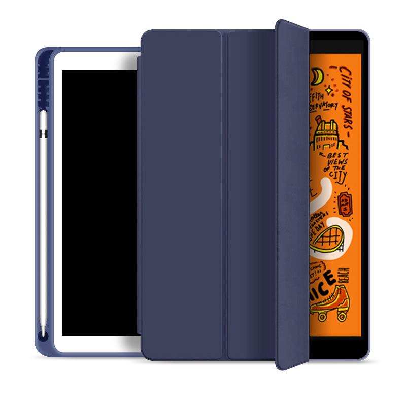 For iPad 9.7 Air 1 Air 2 Smart Case for iPad 9.7 5 6 Generation with Pencil Holder Silicon Funda Cover for iPad 5 6 Th