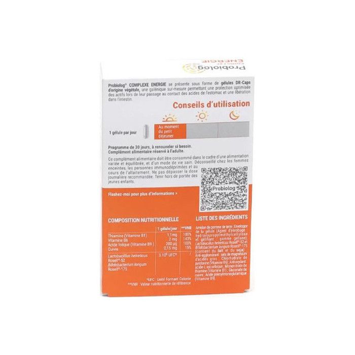 Mayoly CHC Probiolog Complexe Énergie 30 gélules