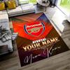 Arsenal F.c. Customize Text Area Rug Suitable for Dormitory Living Rooms Balcony Bedrooms Antislip Carpet Office home decor