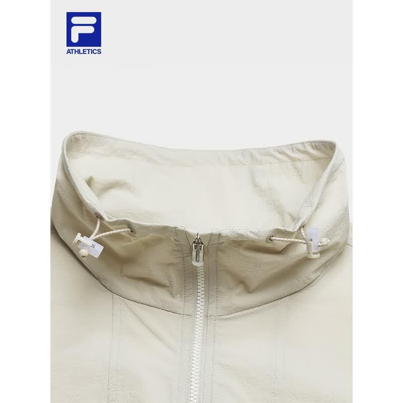 FILA Women's Stand-Up Collar Woven Sport Jacket