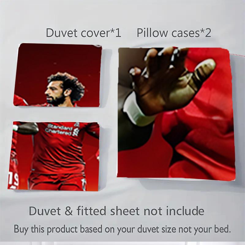 3Pcs Triumphant Liverpool Celebration Bedding Sets For All Sizes New 3D Printed Bed Cover Comforter Duvet Cover Pillowcase Bedroom Decoration