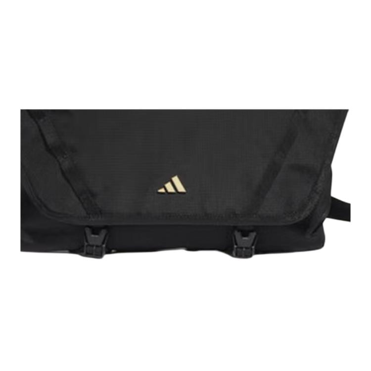 Adidas Recycled Polyester Messenger Bag, Shoulder Bag, Crossbody Bag Unisex Black KS8255