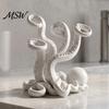 Cute Desk Accessories 3D Printed Octopus Toothbrush Holder, Creative Space Saving Organizer, Durable Novelty Home Decor PLA Material Stable
