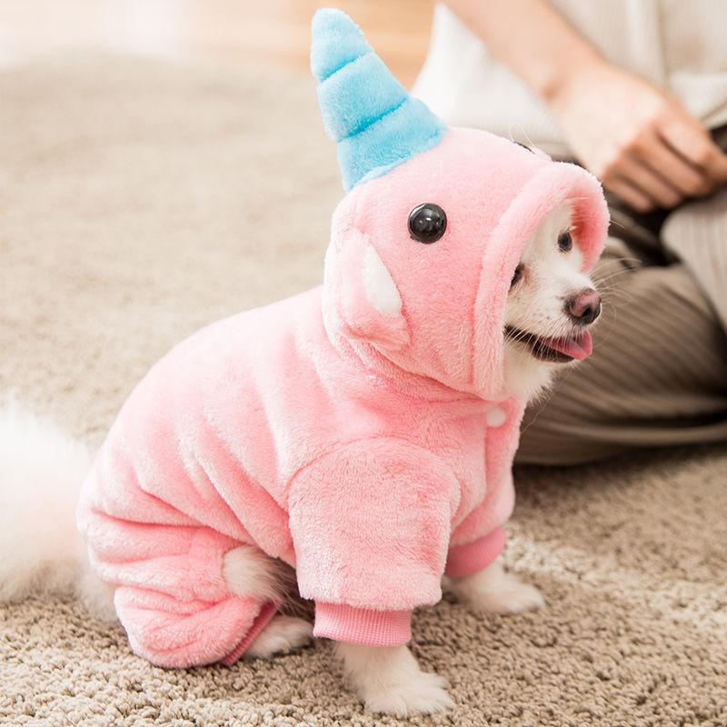 Abbigliamento per animali domestici Vestiti per cuccioli Teddy/gatto Pomerania Piccolo cane Autunno e inverno Abbigliamento autunnale Abbigliamento per animali a quattro zampe