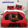 Joker Print Cover  Bedding Quilt Set Quilt Cover Pillowcase Home Decoration Birthday Gift (1 * duvet cover + 2 * pillowcase, without core)
