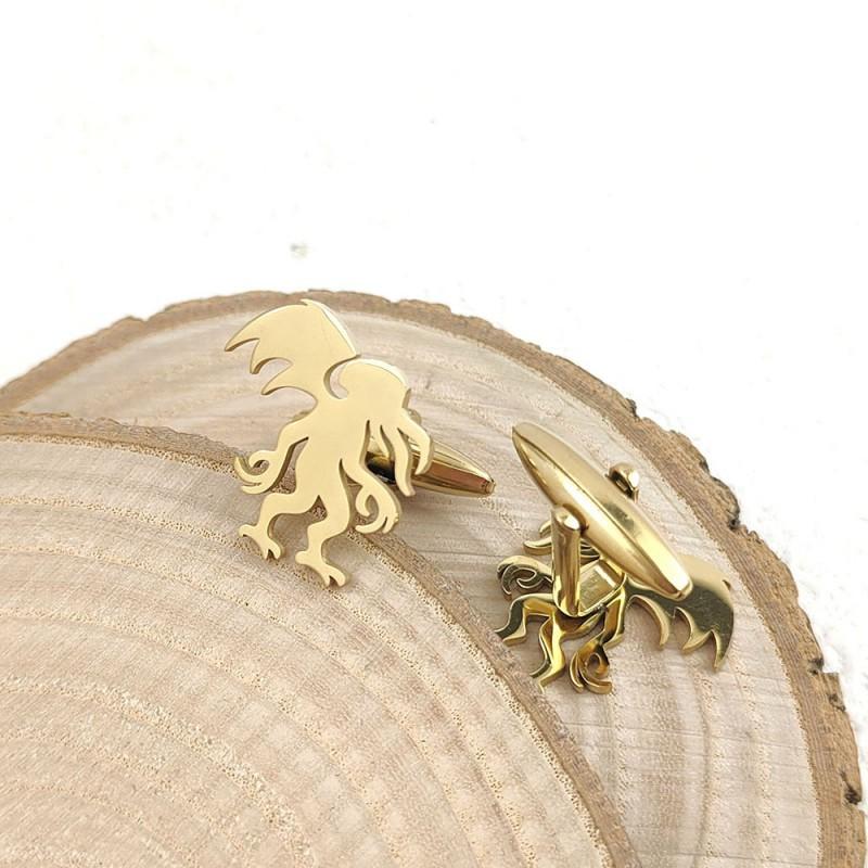 New Monster Brooch Cufflinks Retro Fashion Popular Creative Versatile Clothing Accessories
