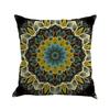 Bohemia Geometric Pattern Flax Pillow Case Car Sofa Cushion Cover