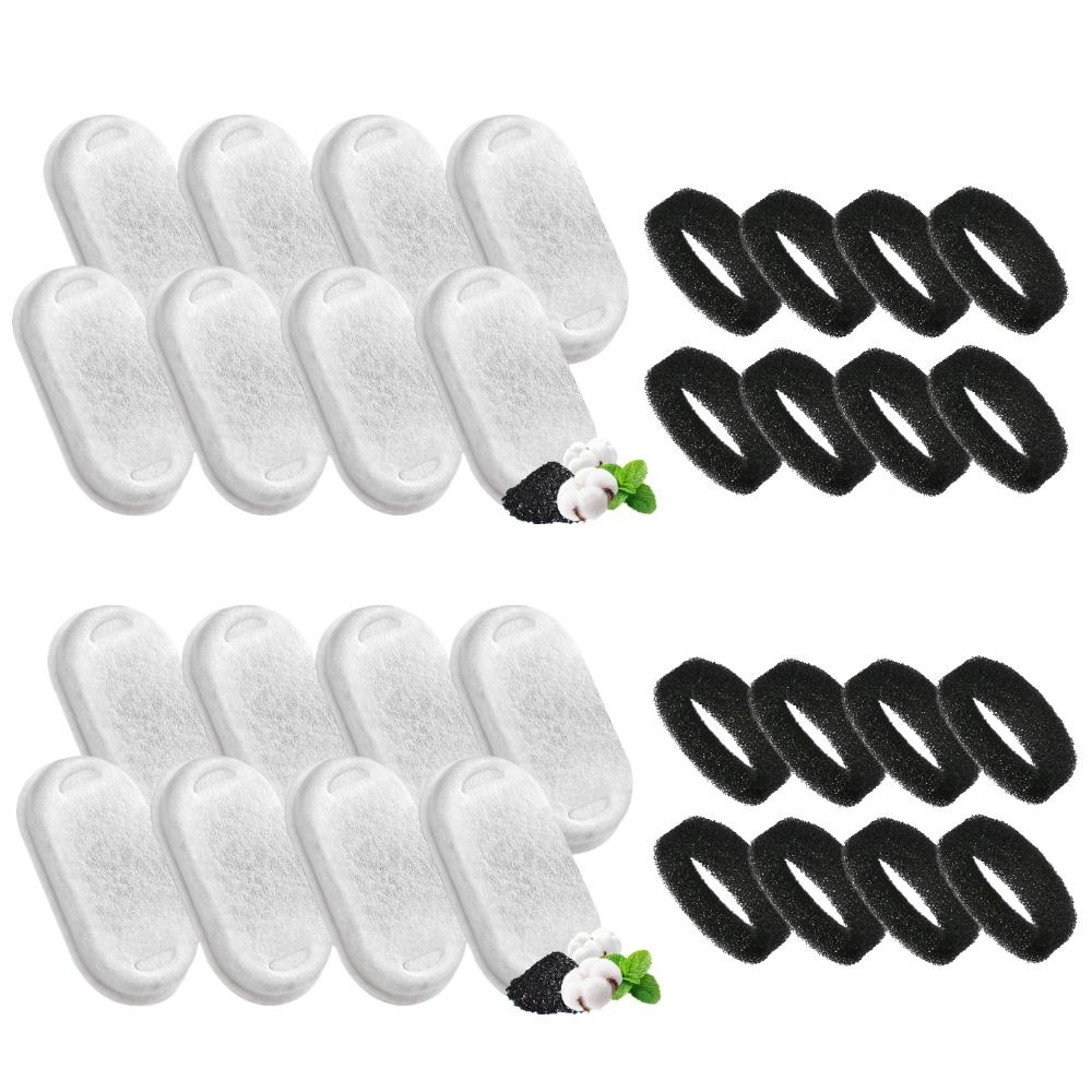 Filtry Zamienne Element Filtru do Fontanny Wodnej dla Kota ze Stali Nierdzewnej Filtry z Gąbki z Węglem Aktywowanym