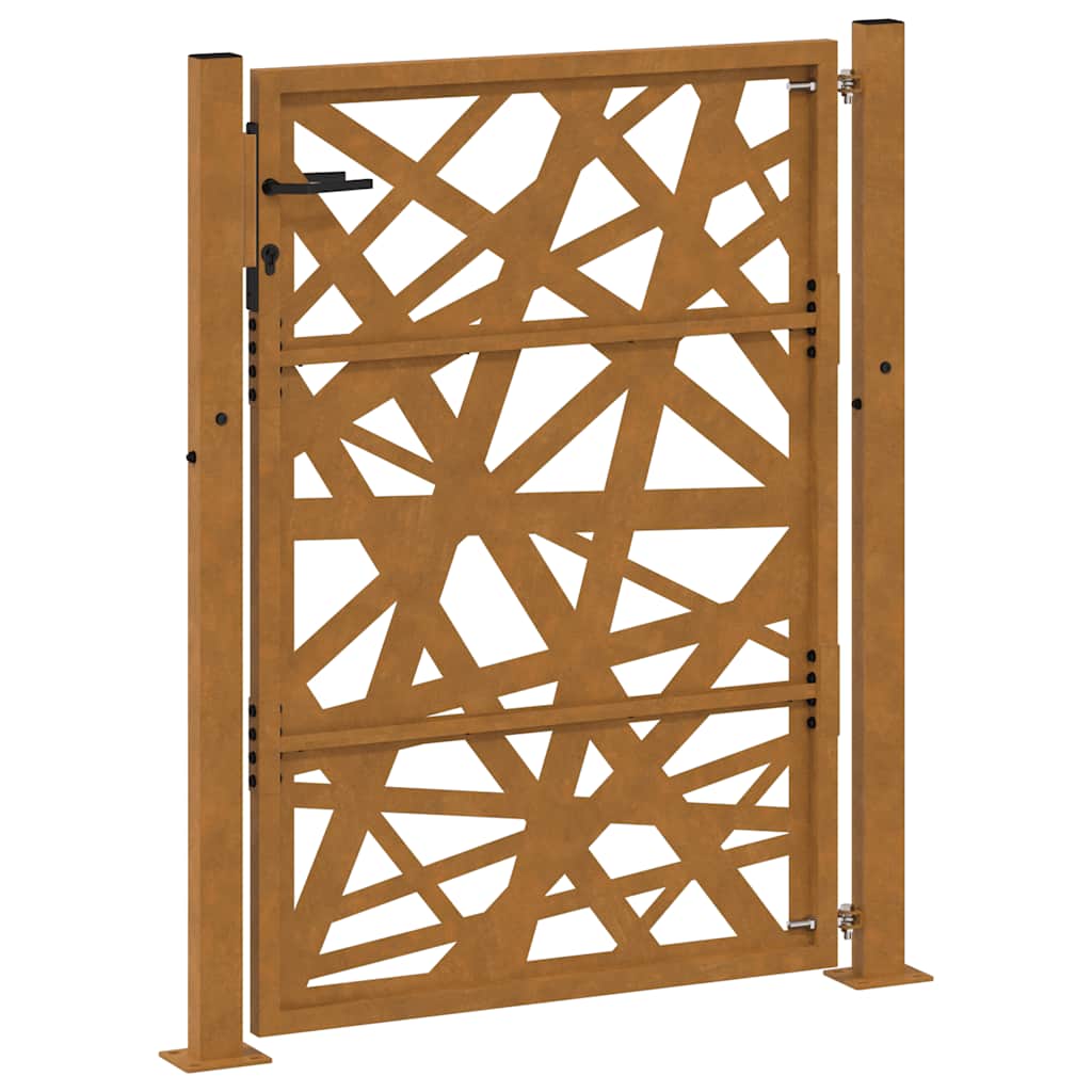 Garden Gate 100 X 125 Cm Corten Steel Light Design