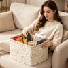 Closet Organizers And Storage Foldable Washable With Handle Clothes Organizer Storage Box For Home Apartment Dorm Shelf Cabinet