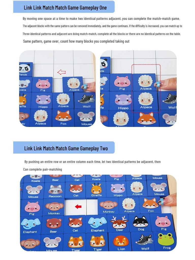 Kids' Logical Thinking Puzzle Game – Educational Parent-Child Match & Concentration Toy