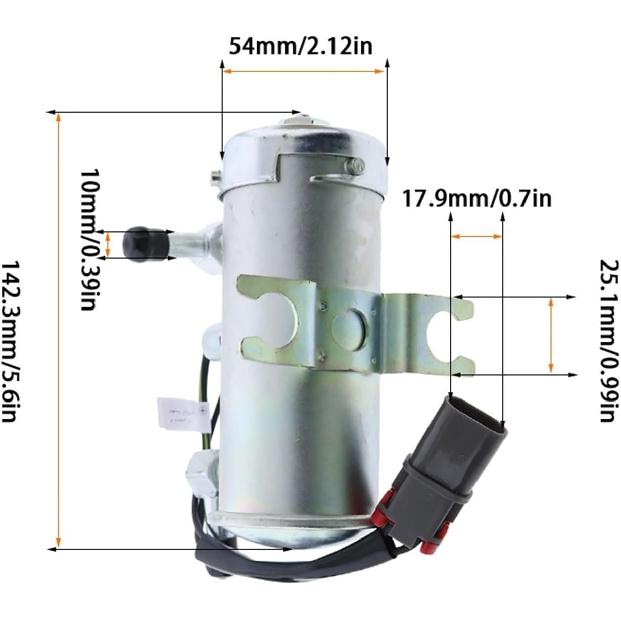 Fuel Pump 24V KHH11880 Compatible For Case CX210B CX240B CX350B CX370B Isuzu 4HK1 6HK1