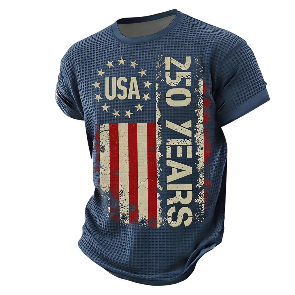 Men's Summer Print Short Sleeve Shirt Men's Casual Fashion Shirt